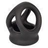 alpha ring by Calextotics Ballstretcher en silicone Alpha Dual 37 mm Noir